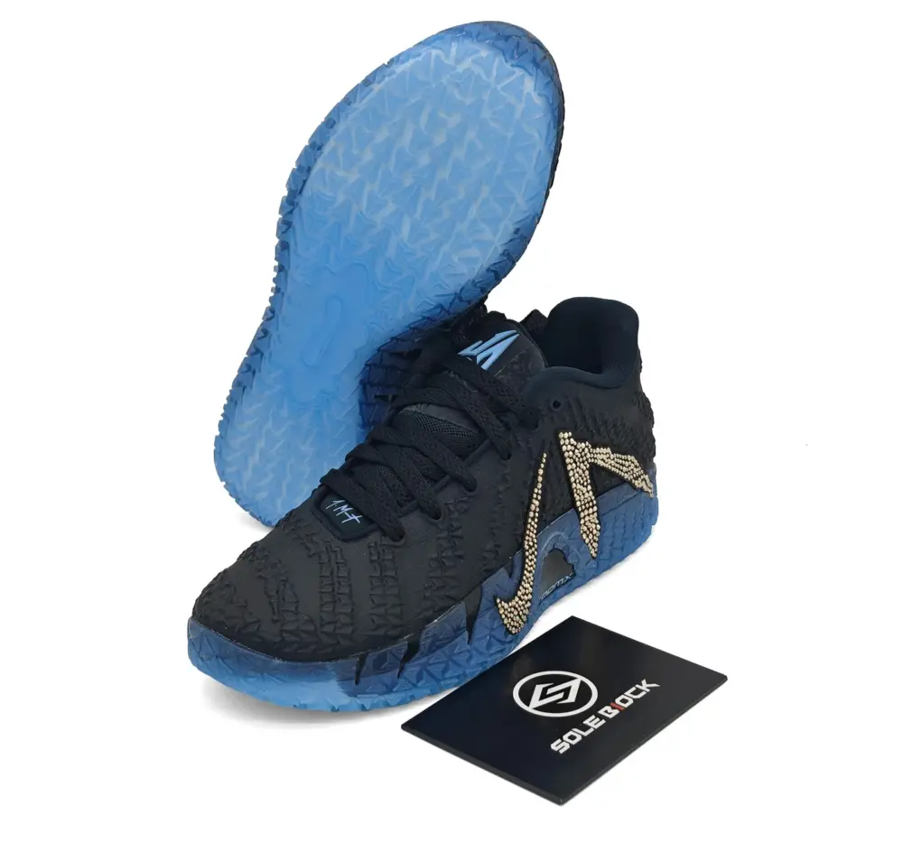 Giày Nike x Swarovski Ja 3 EP Basketball 'Black Blue' IB6674-001 - Ảnh 5