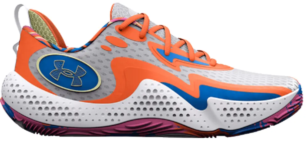 Giày Under Armour Spawn 5 LE 'White Citrus Blast' 3026758-100