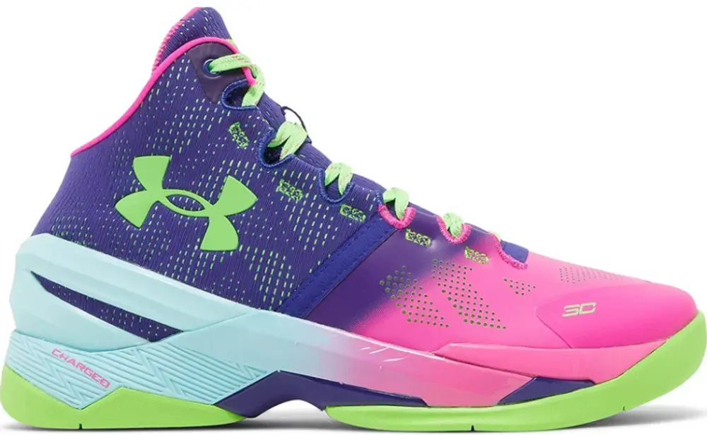 Giày Under Armour MCurry 2 Retro 'Northern Lights' 2022 3026052-600