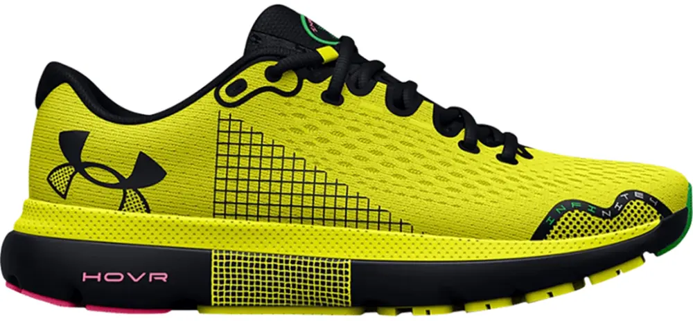 Giày Under Armour HOVR Infinite 4 'Yellow Ray Pink' 3024897-302