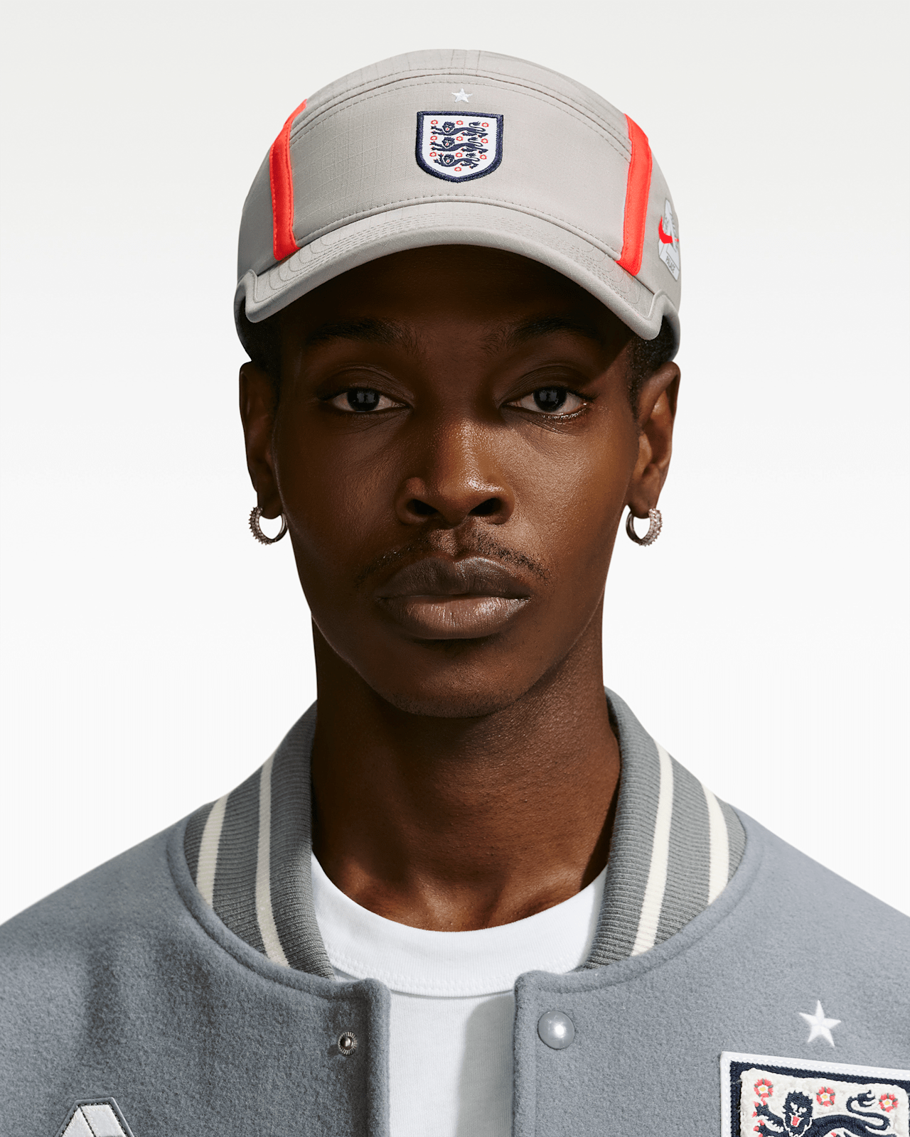 Mũ Nike England x Palace Fly Cap 'Grey' IO9461-052 - Ảnh 4