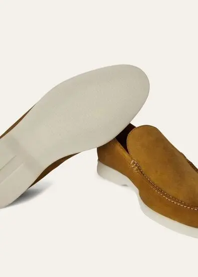 Giày Loro Piana Summer Walk Loafer 'Tan' FAE8124-HD96 - Ảnh 4