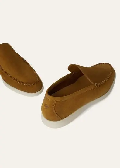 Giày Loro Piana Summer Walk Loafer 'Tan' FAE8124-HD96 - Ảnh 5