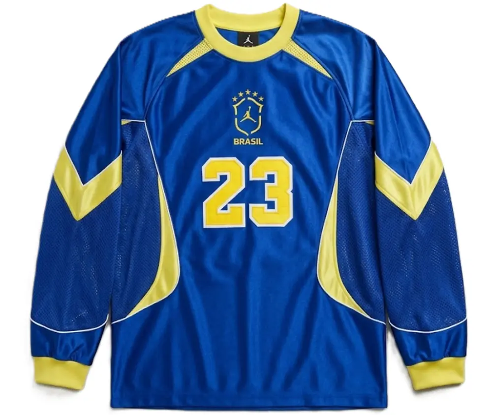 Áo Nike Brazil X Jordan Goalie Top 'Old Royal' IF3900-417