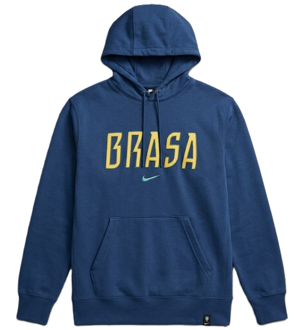 Áo Nike Brazil Club Men's Nike Football French Terry Pullover Hoodie IB6300-433