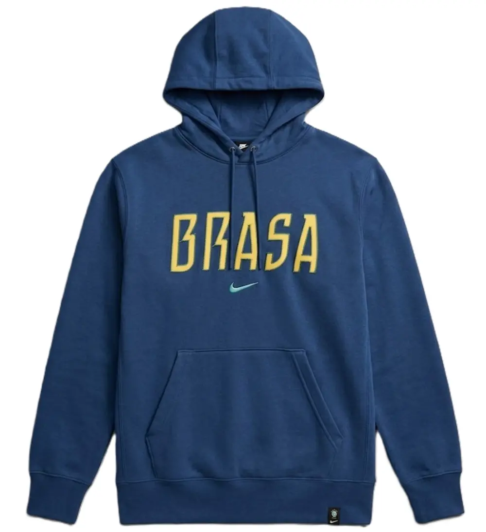 Áo Nike Brazil Club Men's Nike Football French Terry Pullover Hoodie IB6300-433