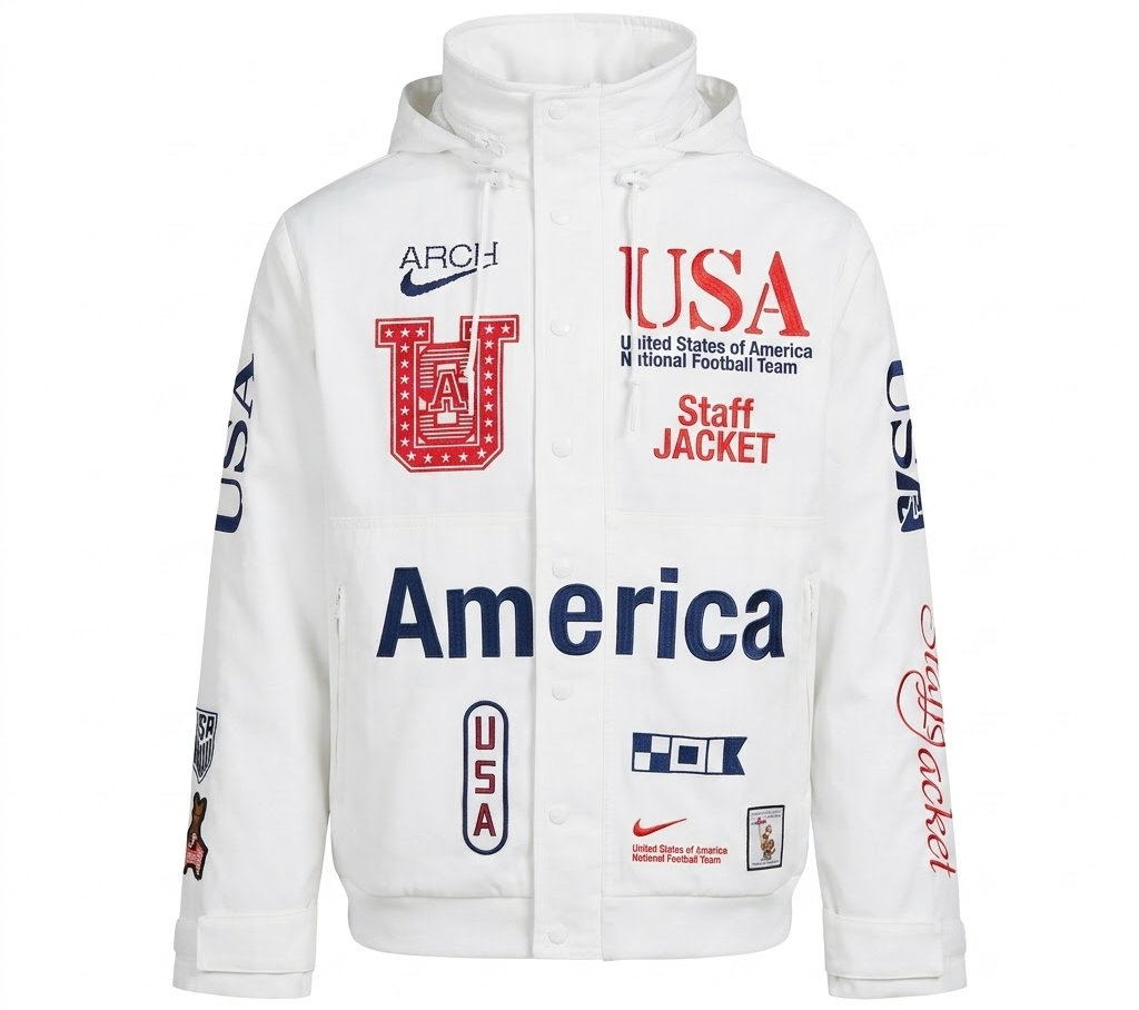 Áo Nike USA x V.A.A. Staff Jacket 'White' II9805-100