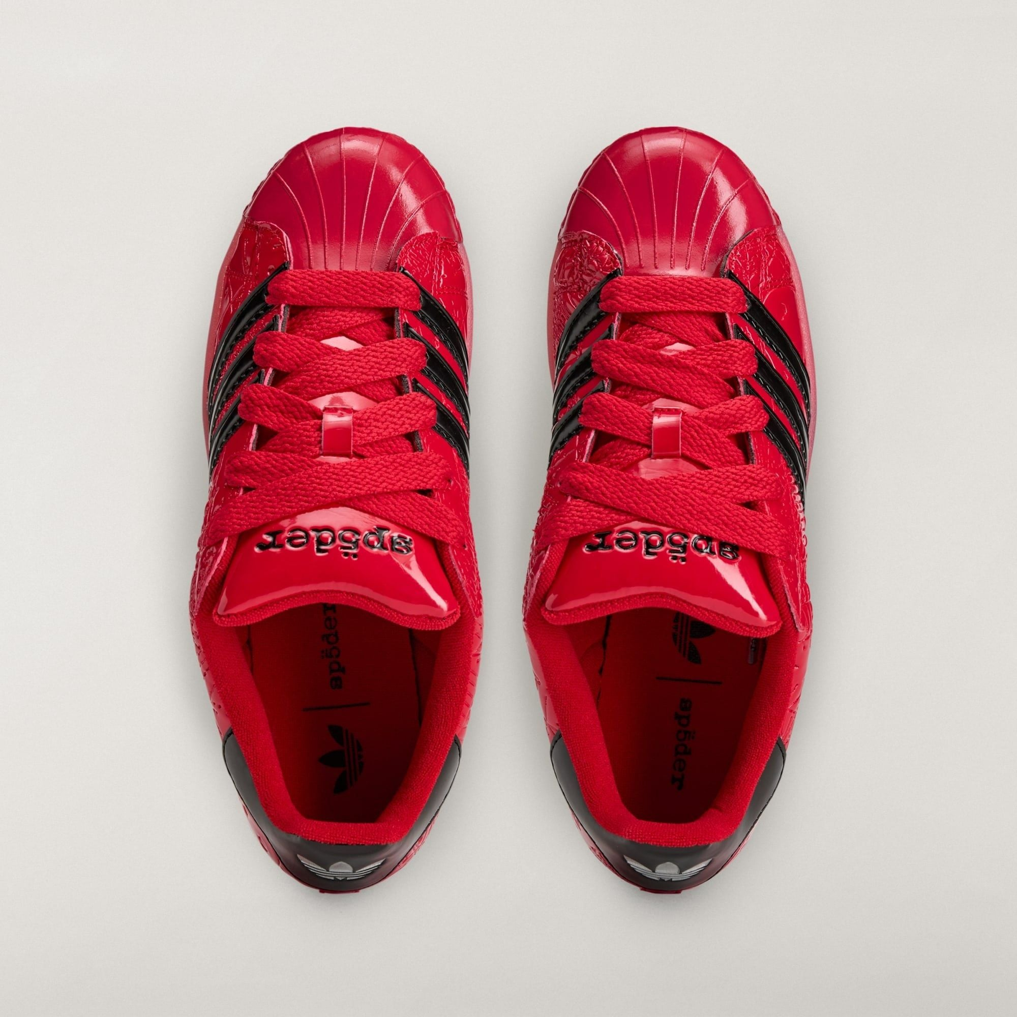 Giày Adidas x Sp5der Worldwide Super Star 'Red' KJ7005 - Ảnh 4