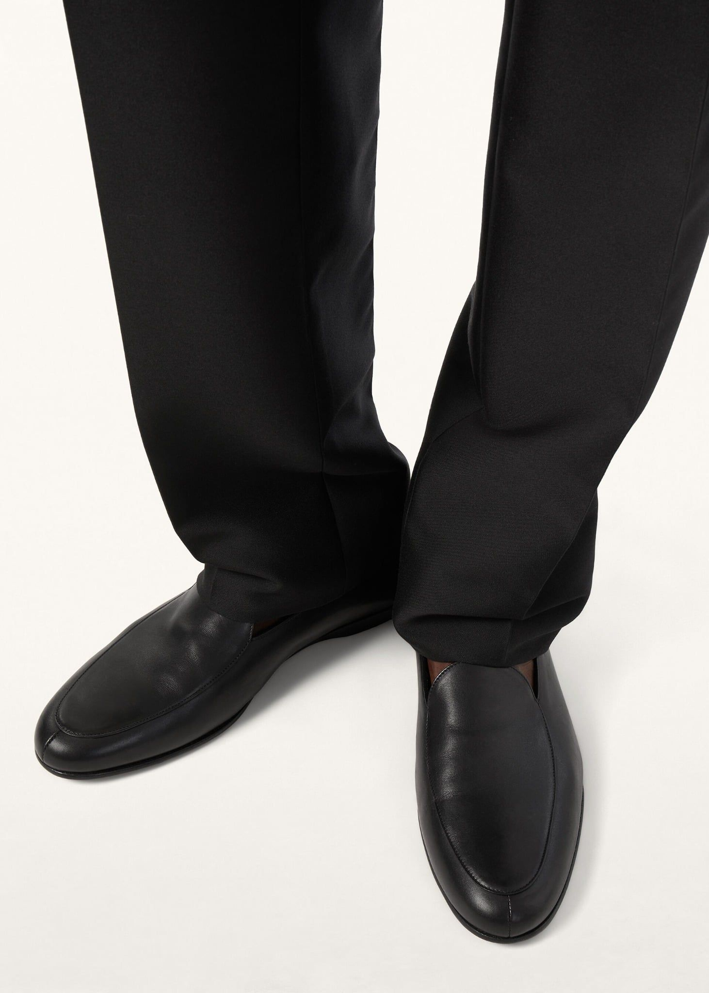 Giày Loro Piana Anton Classic Walk Loafer 'Black' FAQ5605-8000 - Ảnh 5