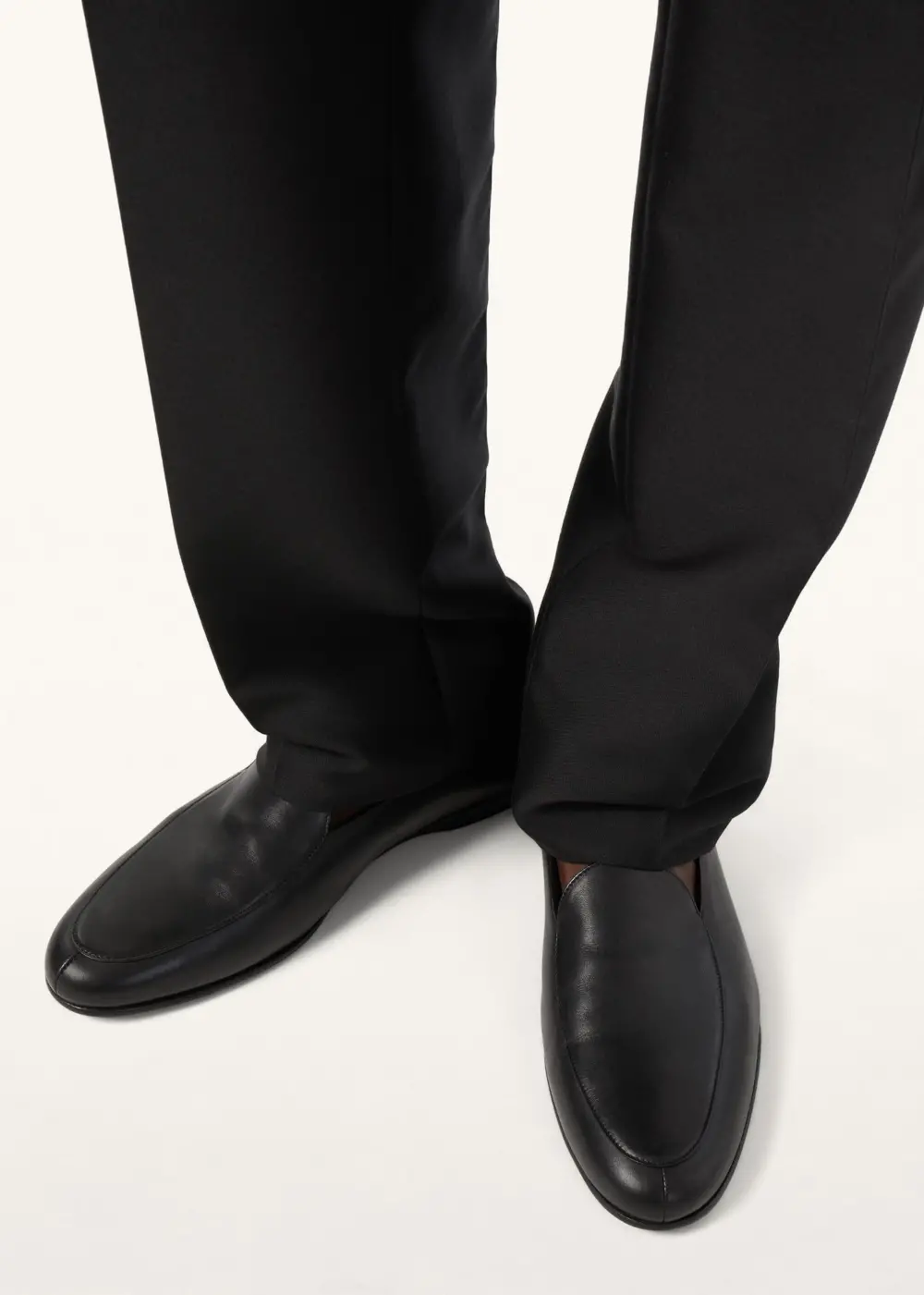 Giày Loro Piana Anton Classic Walk Loafer 'Black' FAQ5605-8000 - Ảnh 5