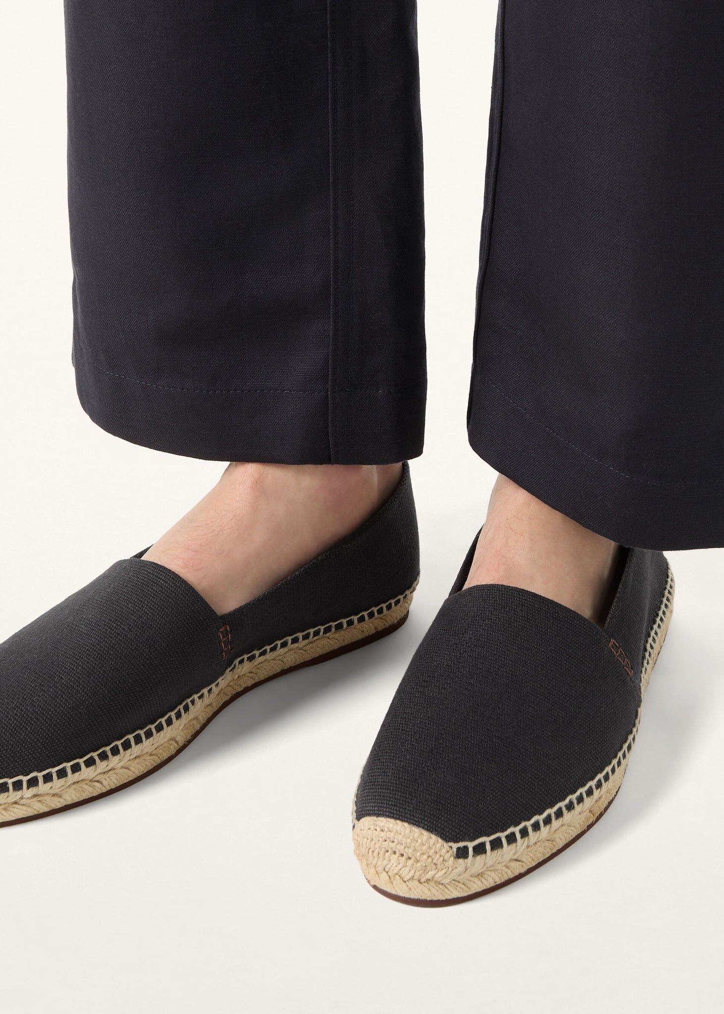 Giày Loro Piana Basque Walk Espadrille 'Navy' FAQ8270-W000 - Ảnh 5