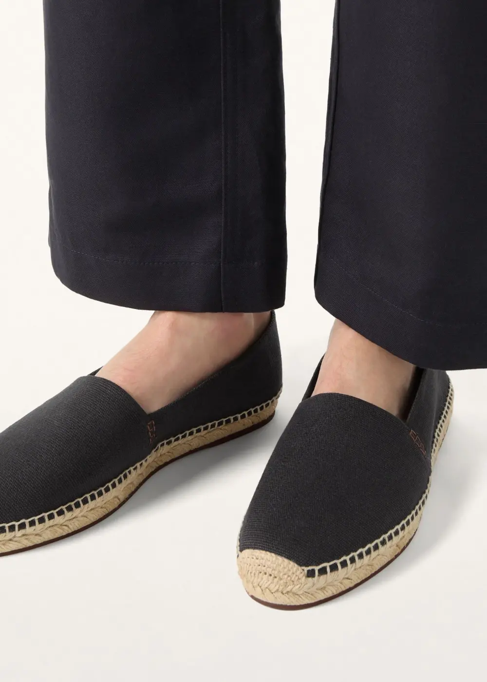 Giày Loro Piana Basque Walk Espadrille 'Navy' FAQ8270-W000 - Ảnh 5