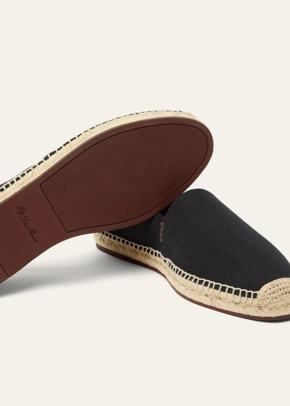 Giày Loro Piana Basque Walk Espadrille 'Navy' FAQ8270-W000 - Ảnh 2