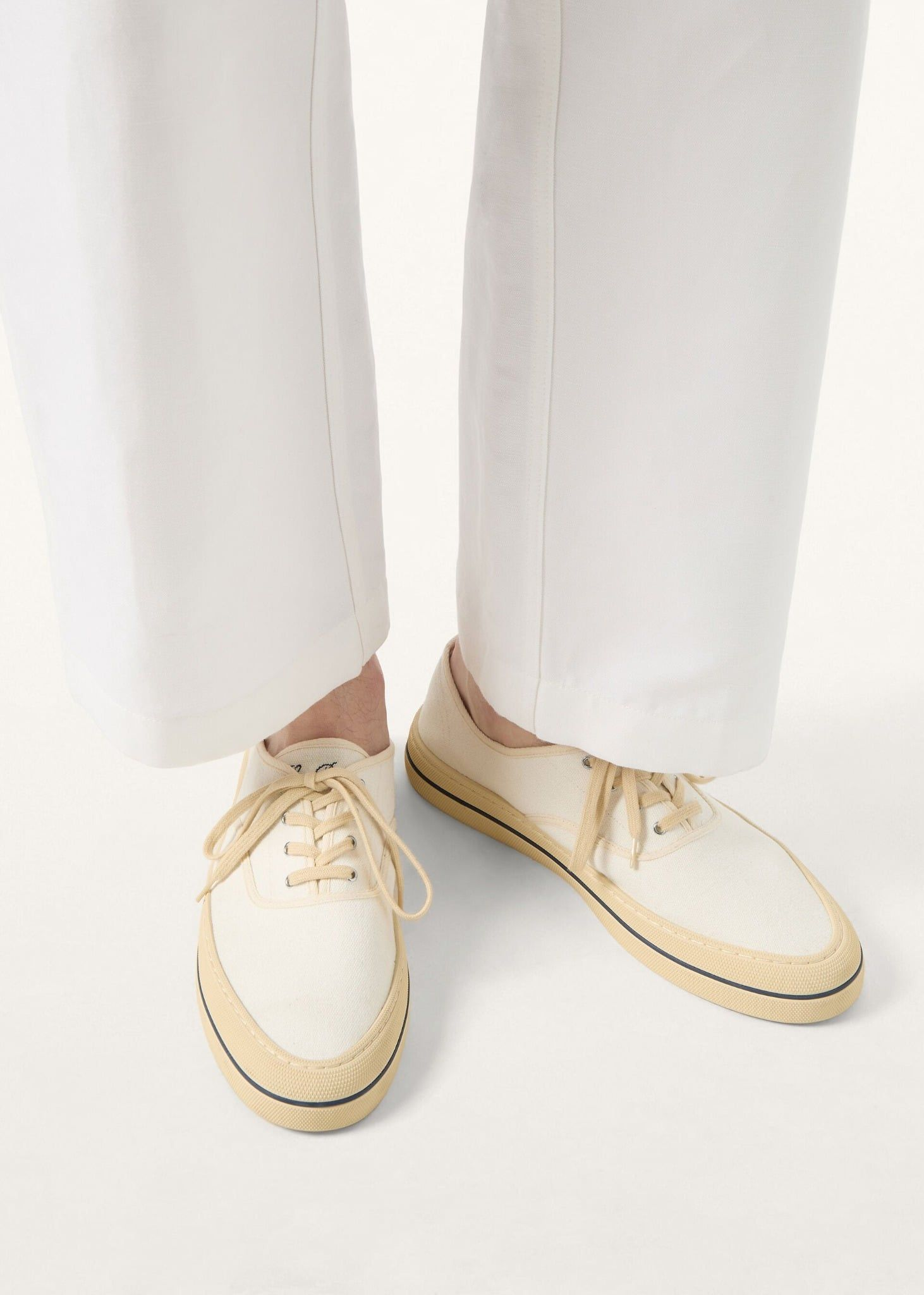 Giày Loro Piana Nantucket Walk Sneaker 'Natural' FAR1445-A018 - Ảnh 5