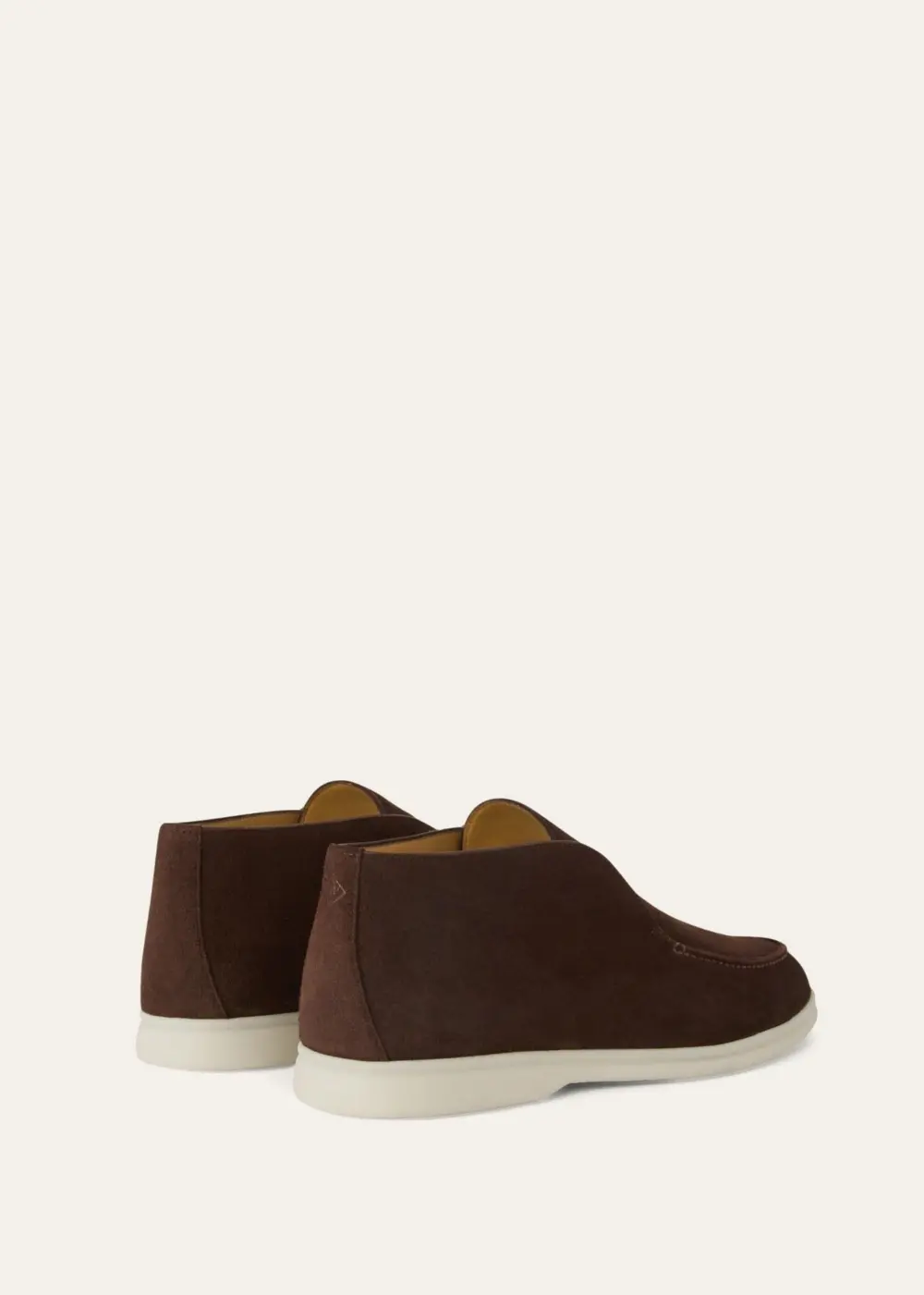 Giày Loro Piana Open Walk Ankle Boot 'Chocolate' FAB4368-H026 - Ảnh 3