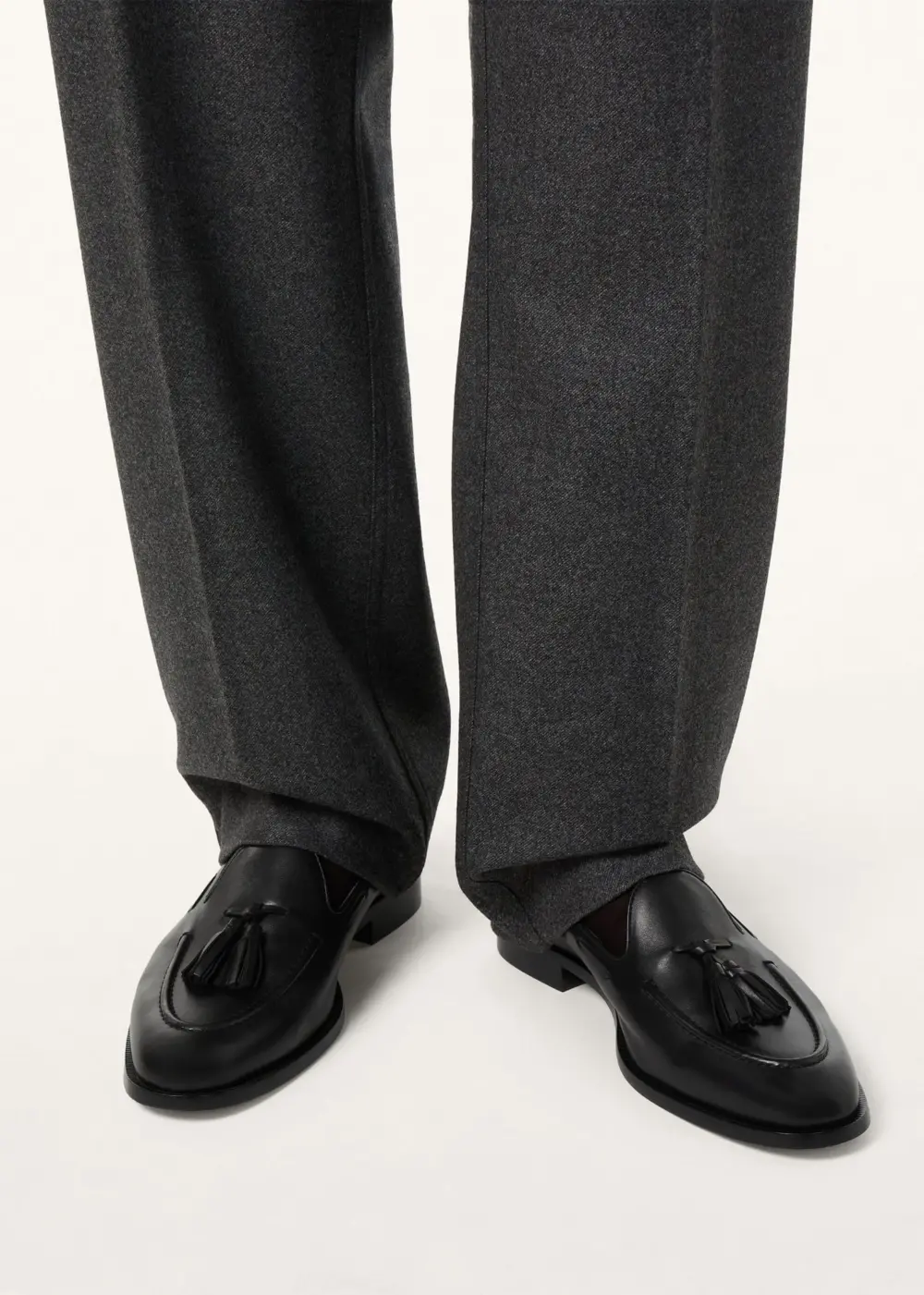 Giày Loro Piana Serge Walk Loafer 'Black' FAQ2157-8000 - Ảnh 5