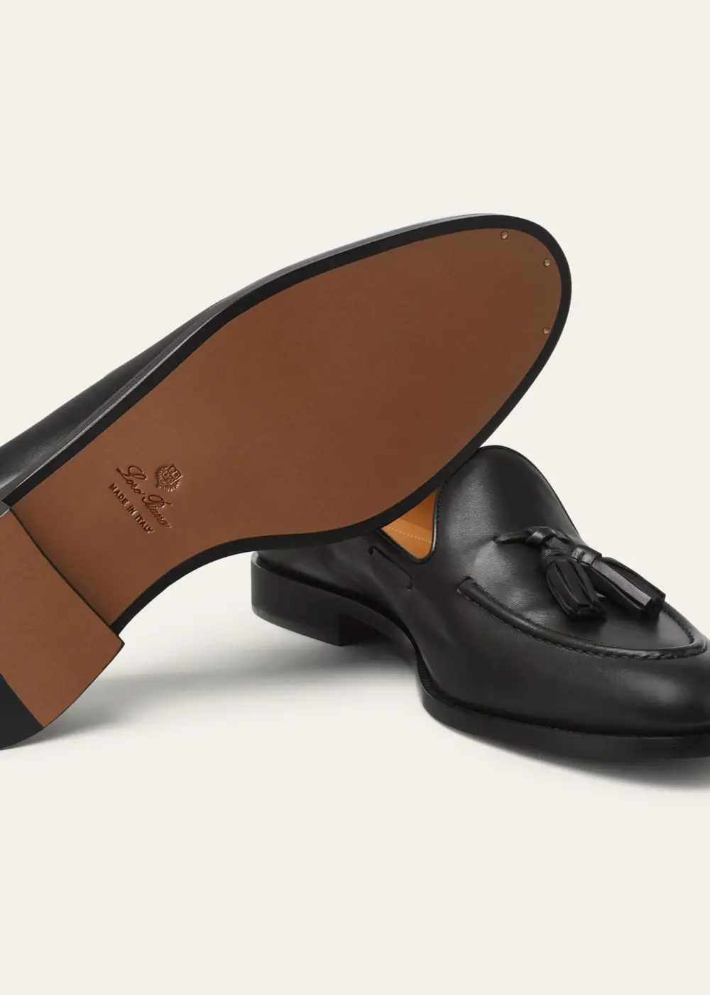 Giày Loro Piana Serge Walk Loafer 'Black' FAQ2157-8000 - Ảnh 2