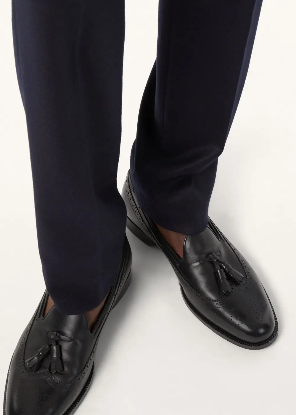Giày Loro Piana Serge Walk Loafer 'Black' FAQ5603-8000 - Ảnh 5