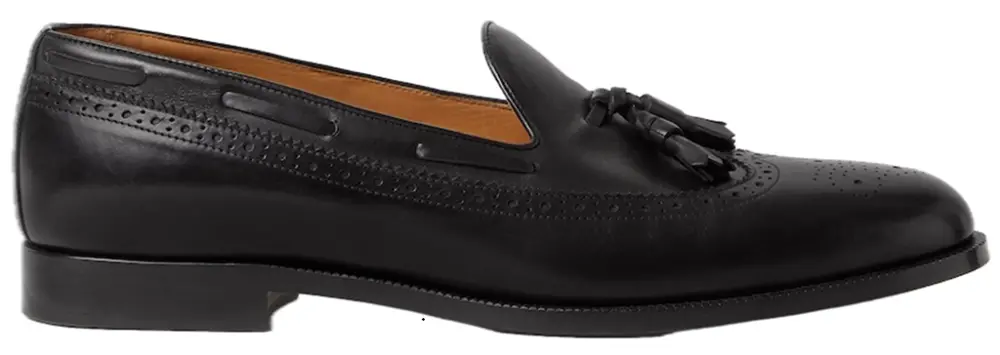 Giày Loro Piana Serge Walk Loafer 'Black' FAQ5603-8000