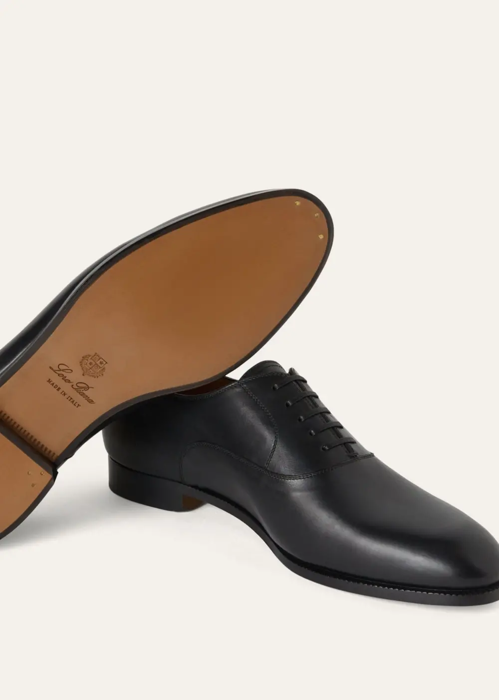 Alternative view of Giày Loro Piana Sergio Walk Oxford 'Black' FAO3235-8000