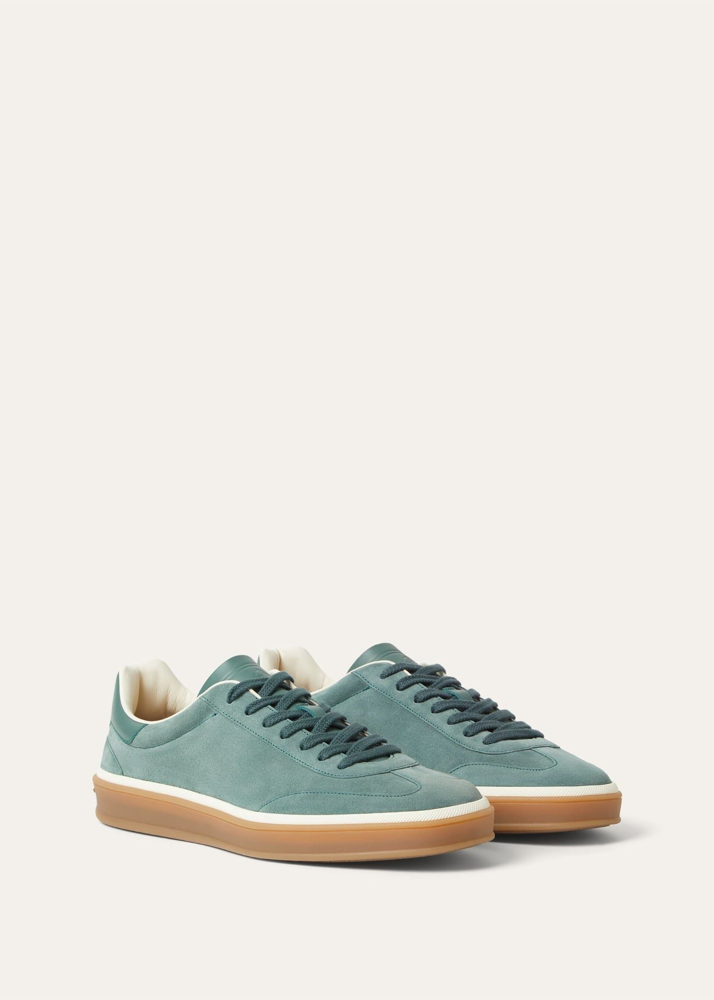 Giày Loro Piana Tennis Walk Sneaker 'Pine Cloud' FSM0106-51I4 - Ảnh 4