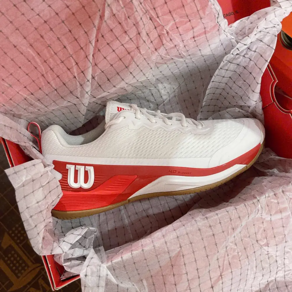 Giày Wilson Rush Lite 4.5 Clay 'White Red' WRS338000 - Ảnh 3