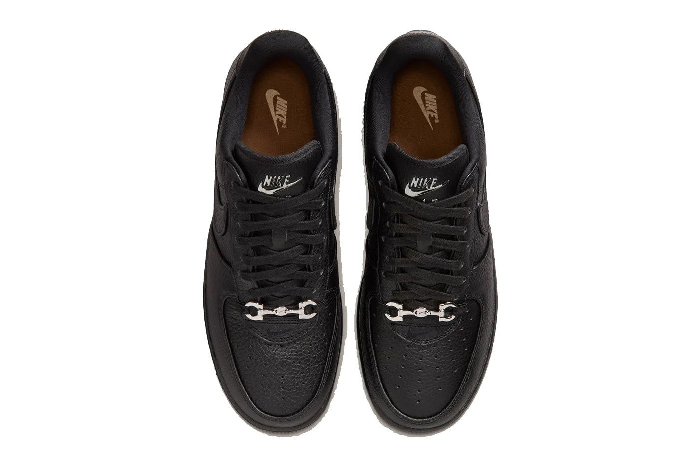 Giày Nike Air Force 1 Low 'Black Leather' IM5754-001 - Ảnh 3