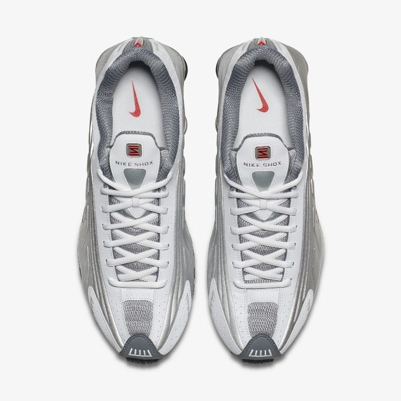 Giày Nike Shox R4 'White Silver' BV1111-100 - Ảnh 4