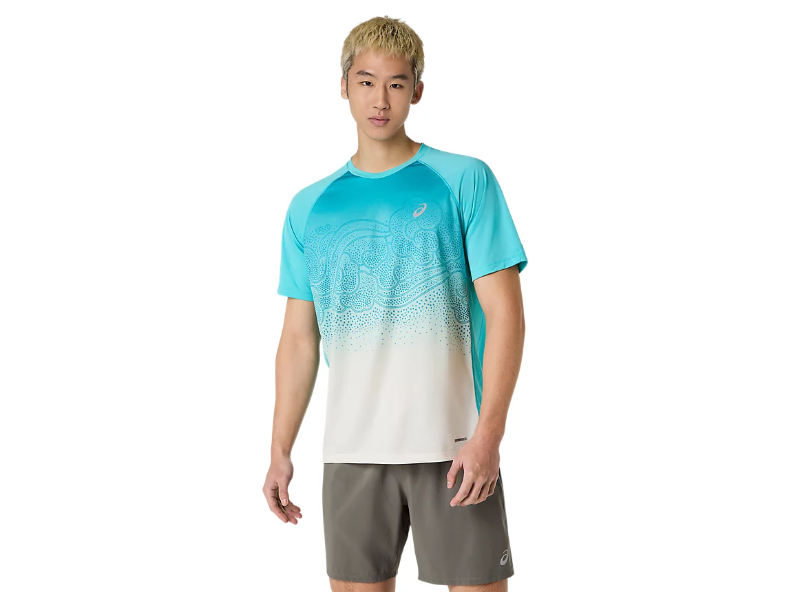 Áo Asics ROAD FADE SS TOP 'Energy Aqua' 2011D512-402 - Ảnh 5