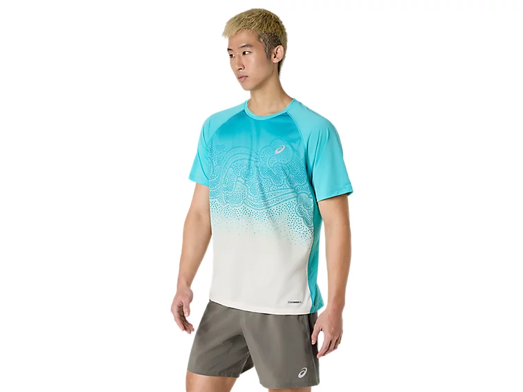 Áo Asics ROAD FADE SS TOP 'Energy Aqua' 2011D512-402 - Ảnh 3