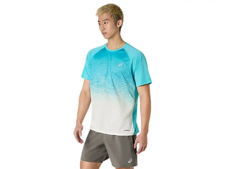 Áo Asics ROAD FADE SS TOP 'Energy Aqua' 2011D512-402 - Ảnh 3