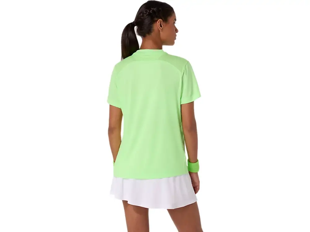 Áo Asics COURT SS TOP 'ILLUMINATE GREEN' 2042A371-300 - Ảnh 5