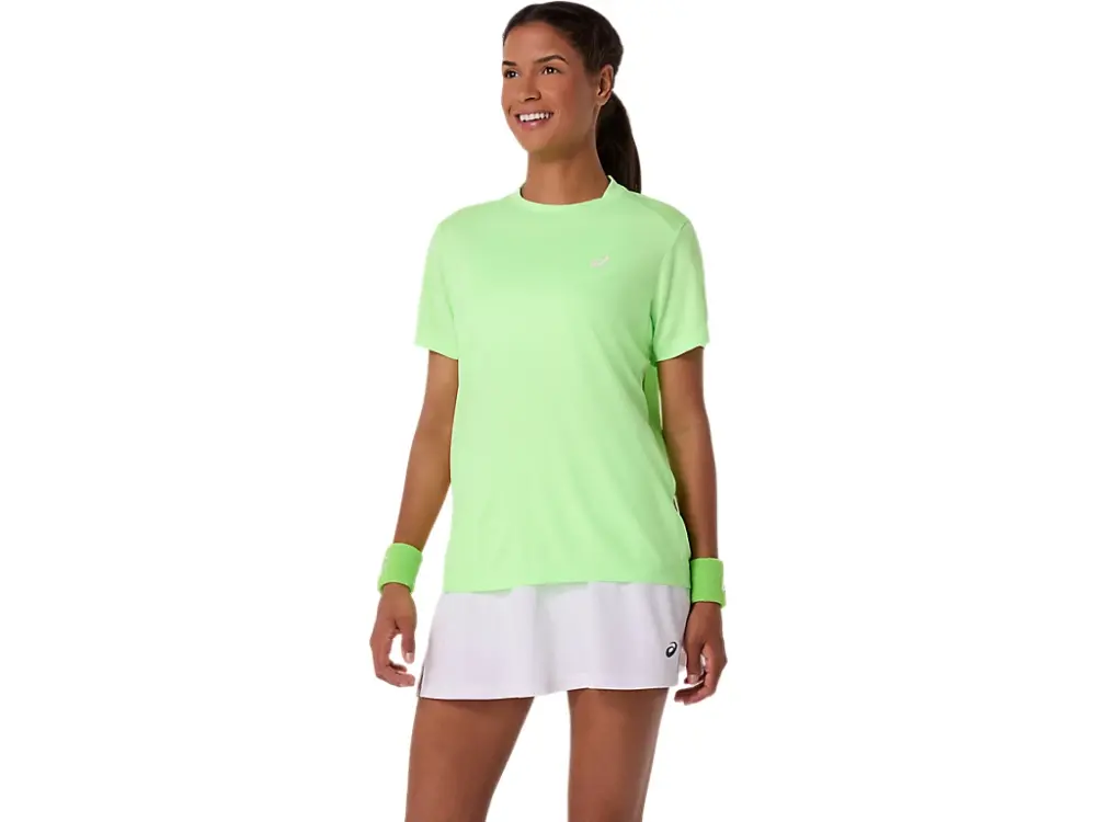 Áo Asics COURT SS TOP 'ILLUMINATE GREEN' 2042A371-300 - Ảnh 4
