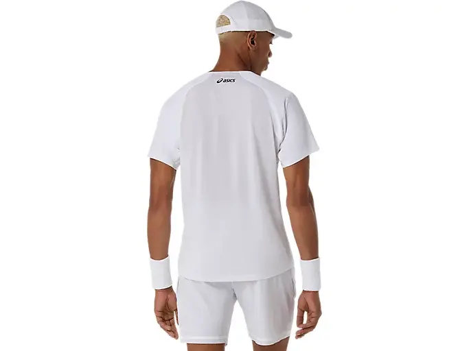 Áo Asics MATCH SS TOP 'White' 2041A392-100 - Ảnh 4