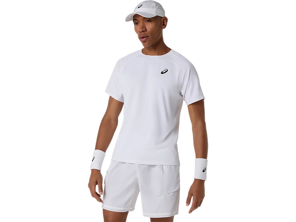 Áo Asics MATCH SS TOP 'White' 2041A392-100 - Ảnh 3