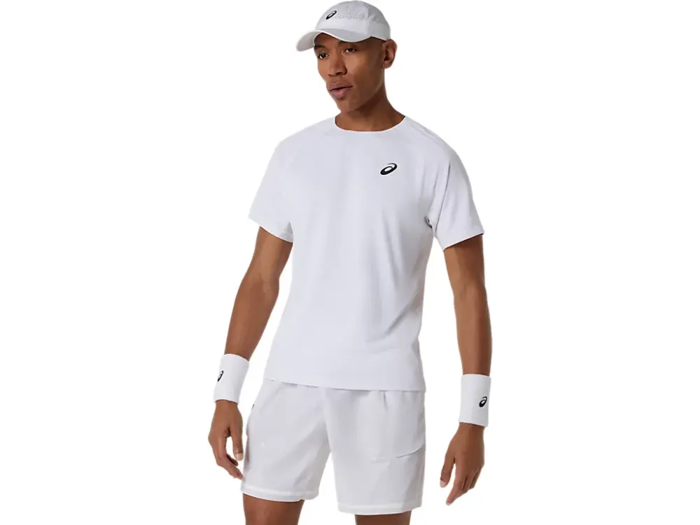 Áo Asics MATCH SS TOP 'White' 2041A392-100 - Ảnh 3