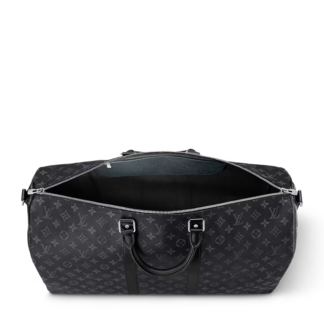 Túi Keepall Bandoulière 55 'Black' M40605 - Ảnh 3