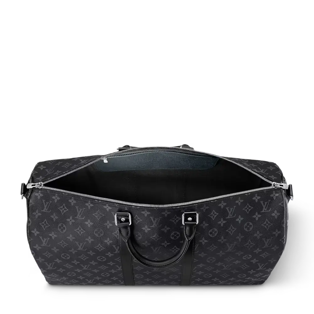 Túi Keepall Bandoulière 55 'Black' M40605 - Ảnh 3