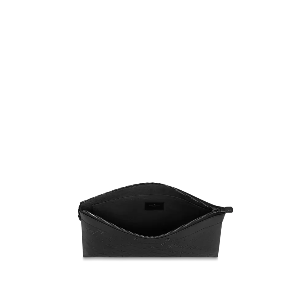 Túi Louis Vuitton To Go Pochette 'Black' M81570 - Ảnh 4
