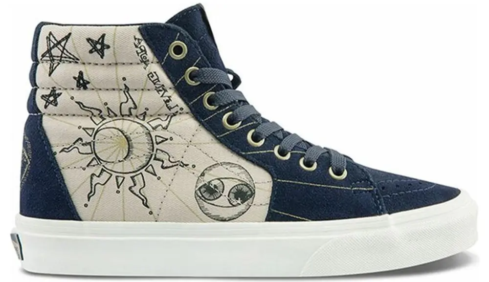 Giày Vans Unisex SK8-HI Sneakers 'Blue' VN0A32QG4UA