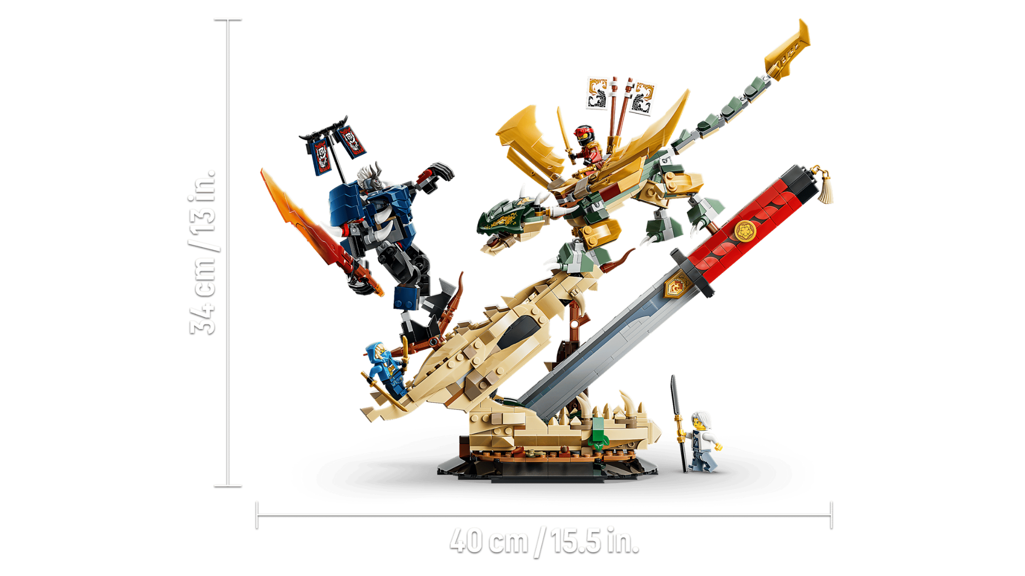 Mô Hình Lego Battle at the Dragon's Blade 71871 - Ảnh 3
