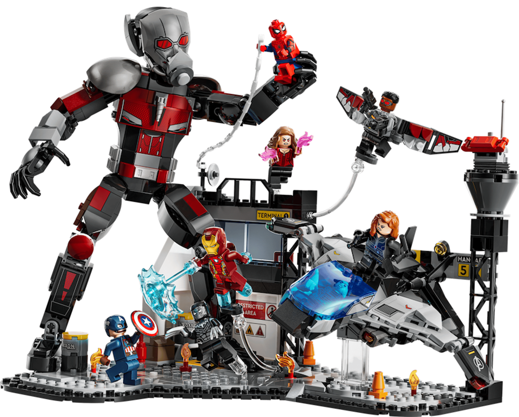Mô Hình Lego Captain America: Civil War Action Battle 76314