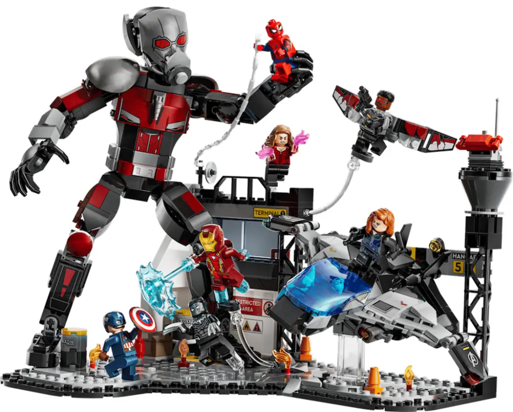 Mô Hình Lego Captain America: Civil War Action Battle 76314