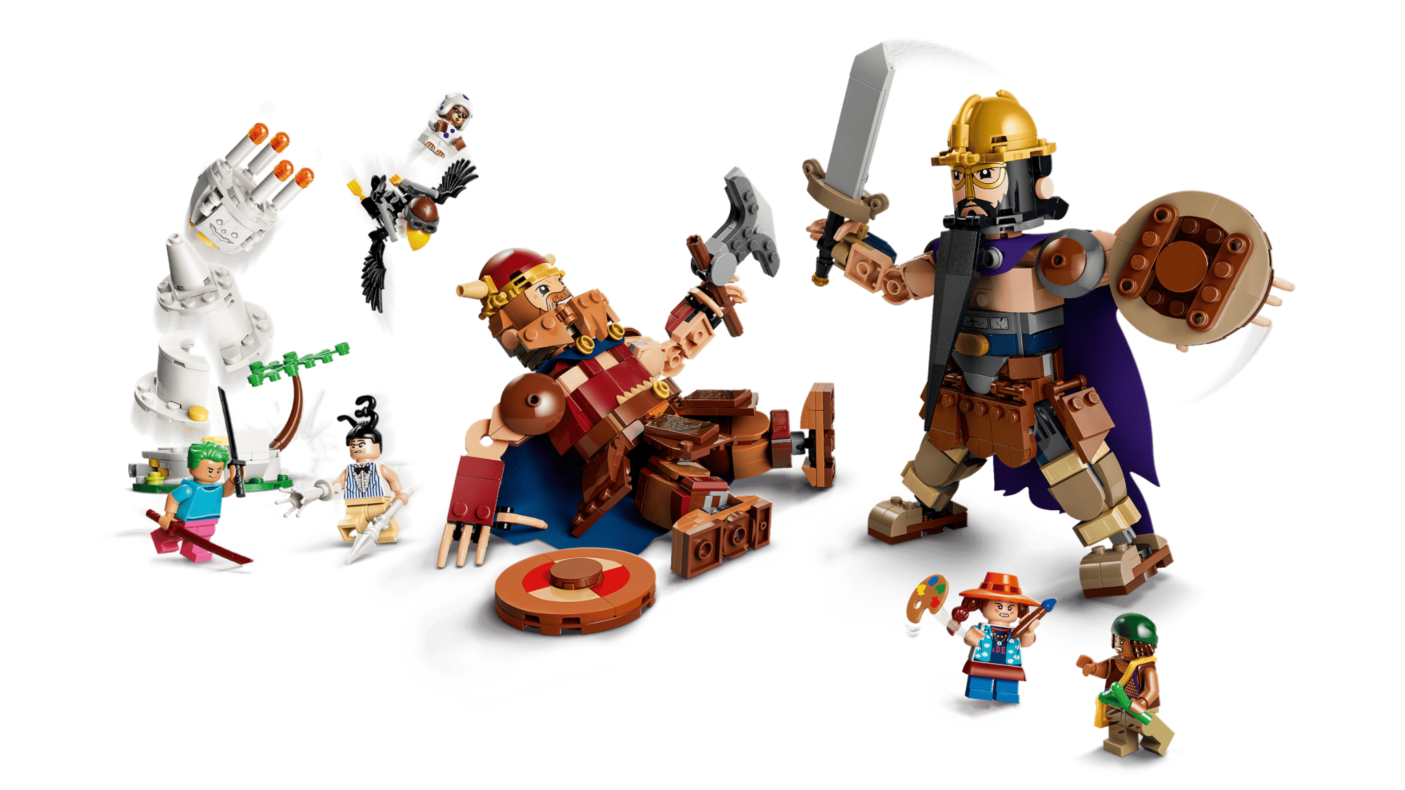 Alternative view of Mô Hình Lego Dorry vs. Brogy – Giants of Little Garden 75644
