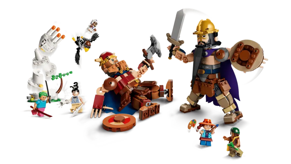 Alternative view of Mô Hình Lego Dorry vs. Brogy – Giants of Little Garden 75644