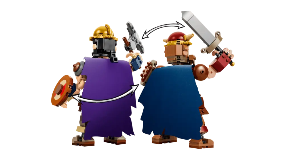 Mô Hình Lego Dorry vs. Brogy – Giants of Little Garden 75644 - Ảnh 4