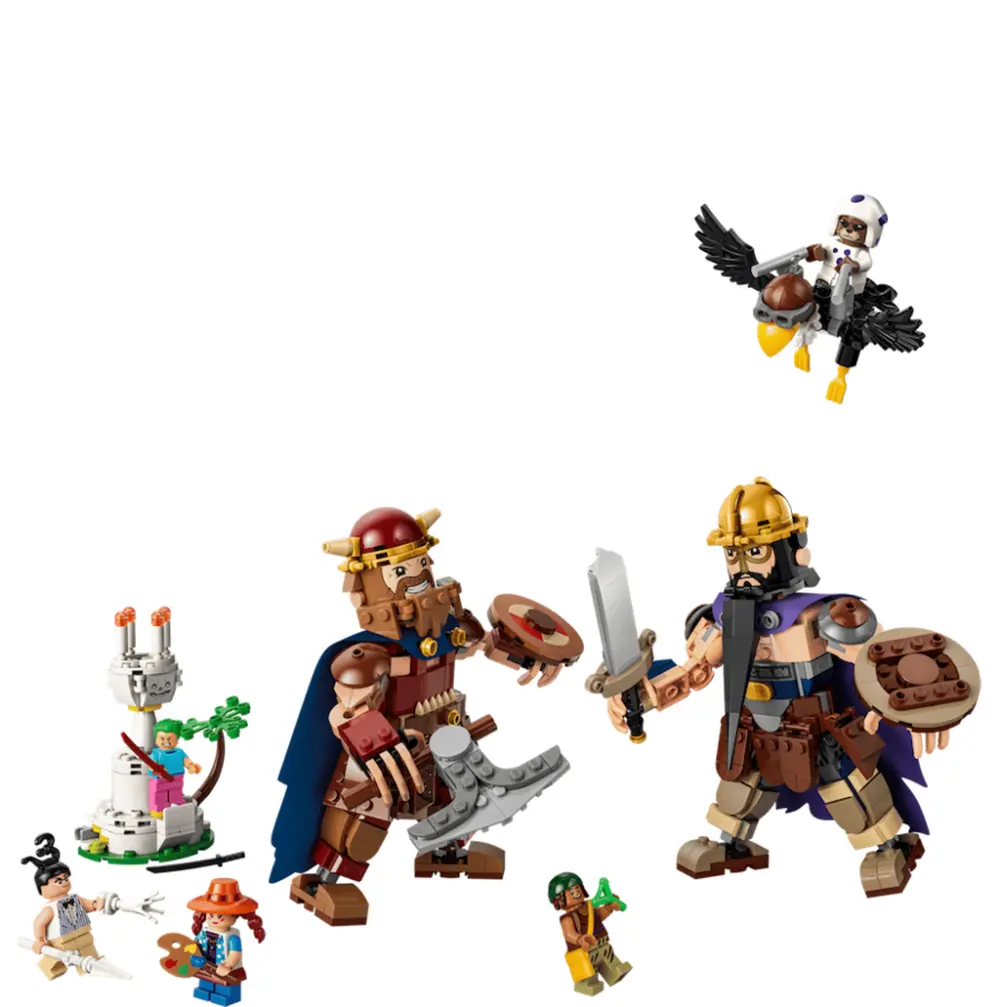 Mô Hình Lego Dorry vs. Brogy – Giants of Little Garden 75644