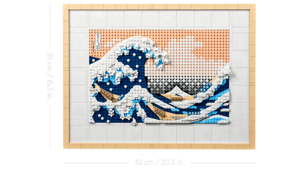 Alternative view of Mô Hình Lego Hokusai – The Great Wave 31208