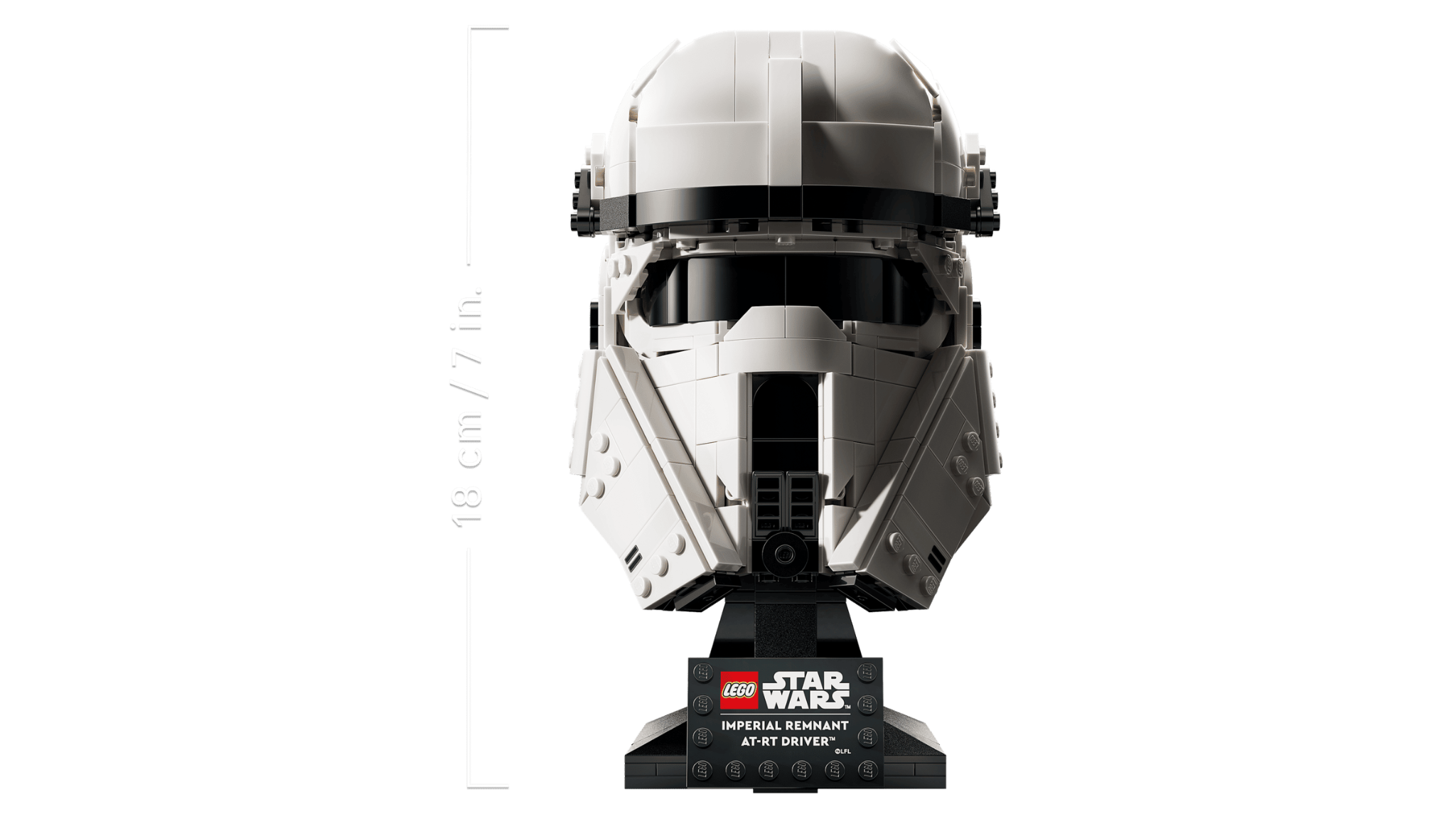 Alternative view of Mô Hình Lego Imperial Remnant AT-RT Driver™ Helmet 75458