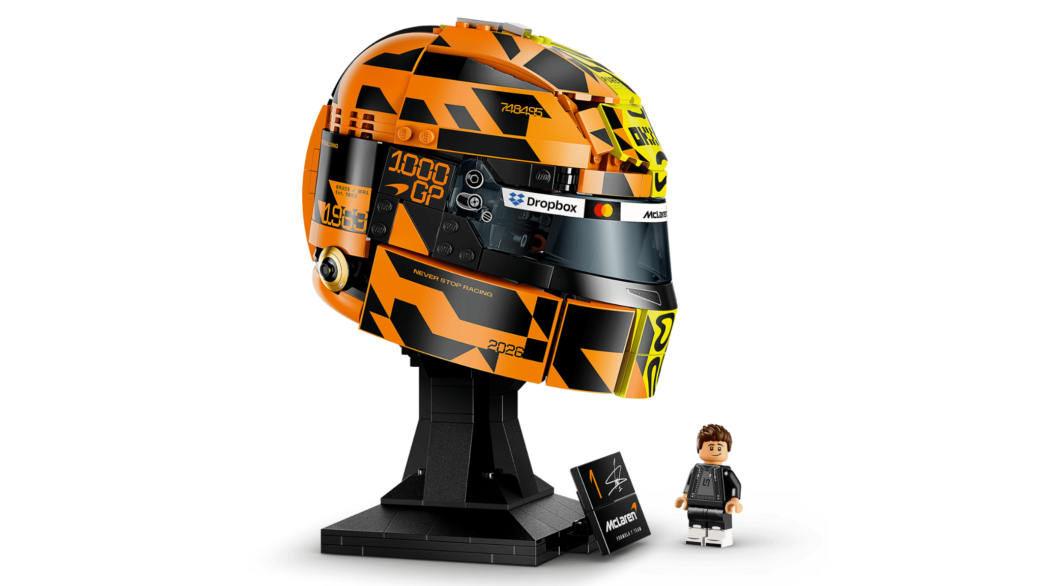 Alternative view of Mô Hình Lego McLaren Mastercard F1® Team Lando Norris Helmet 43023